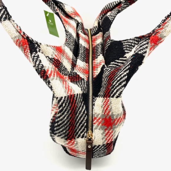Kate Spade New York Ruby Park Shon Plaid Satchel Handbag~Vintage~Rare~ - Picture 5 of 6